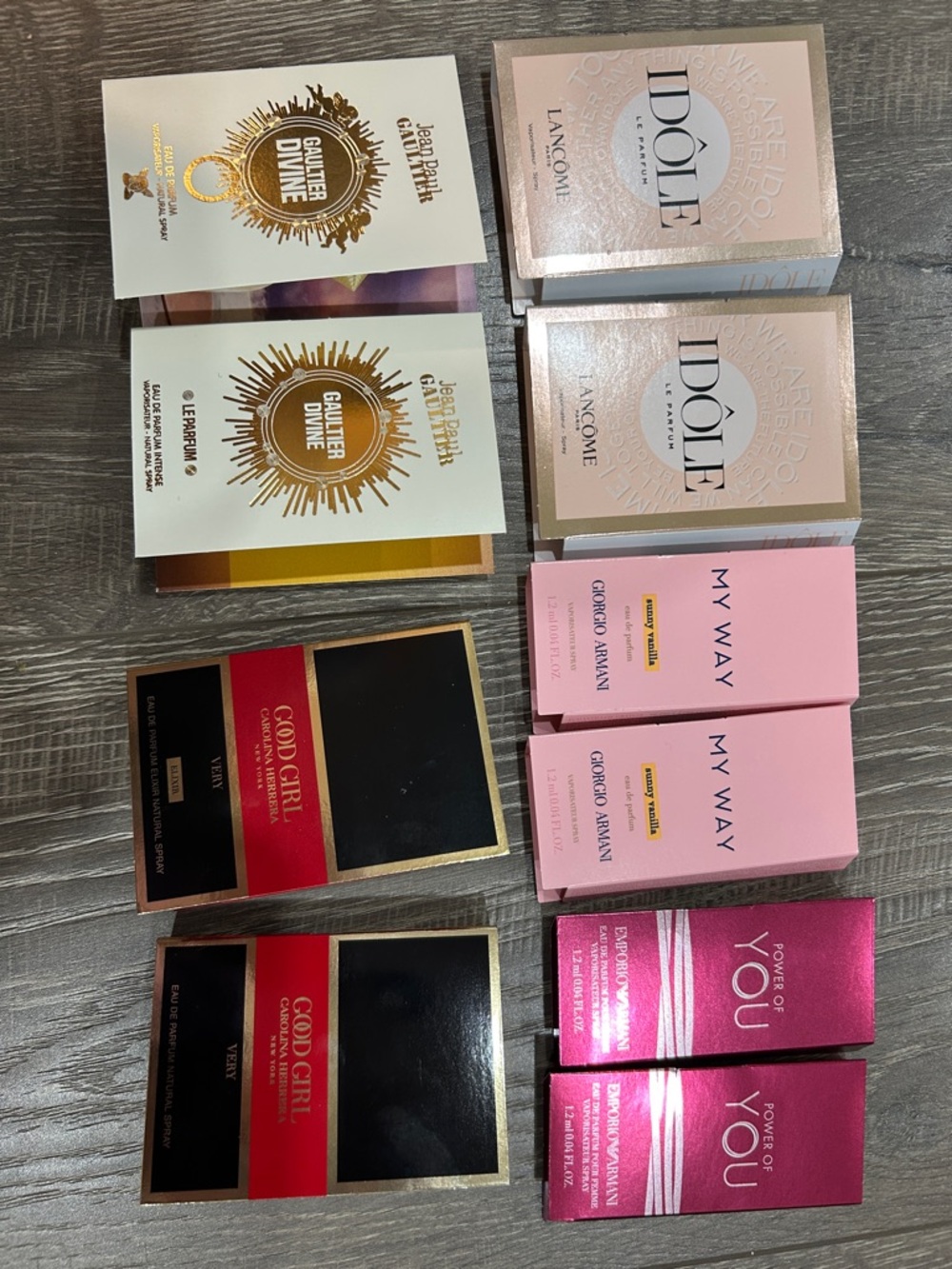 10 pieces women’s samples set